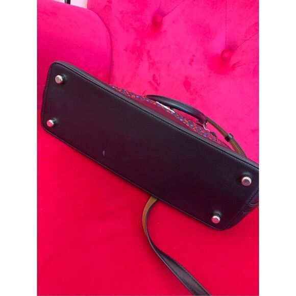 Coach Floral Sierra Ranch Satchel Crossbody & Matching Double Zip Card Case - Picture 10 of 16